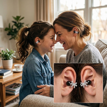Disguised Earbuds for Mom and Daughter