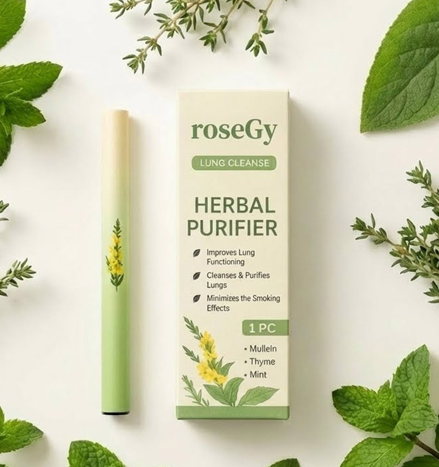 RoseGy™ Lung Cleanse Herbal Diffuser pen